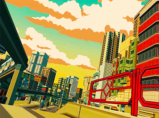 bomb rush cyberfunk beautiful city