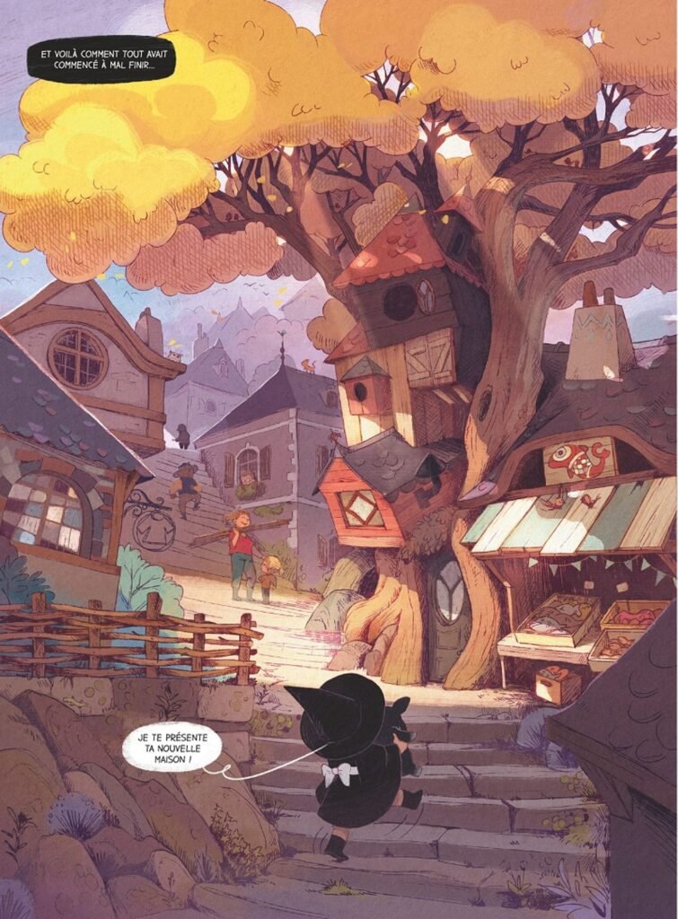 BRUME tome 1 présentation du village