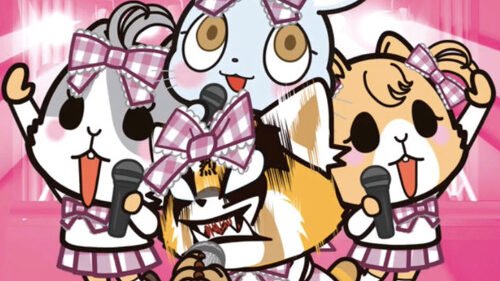 Goupe d'idols fictives OTMGirls de Aggretsuko.