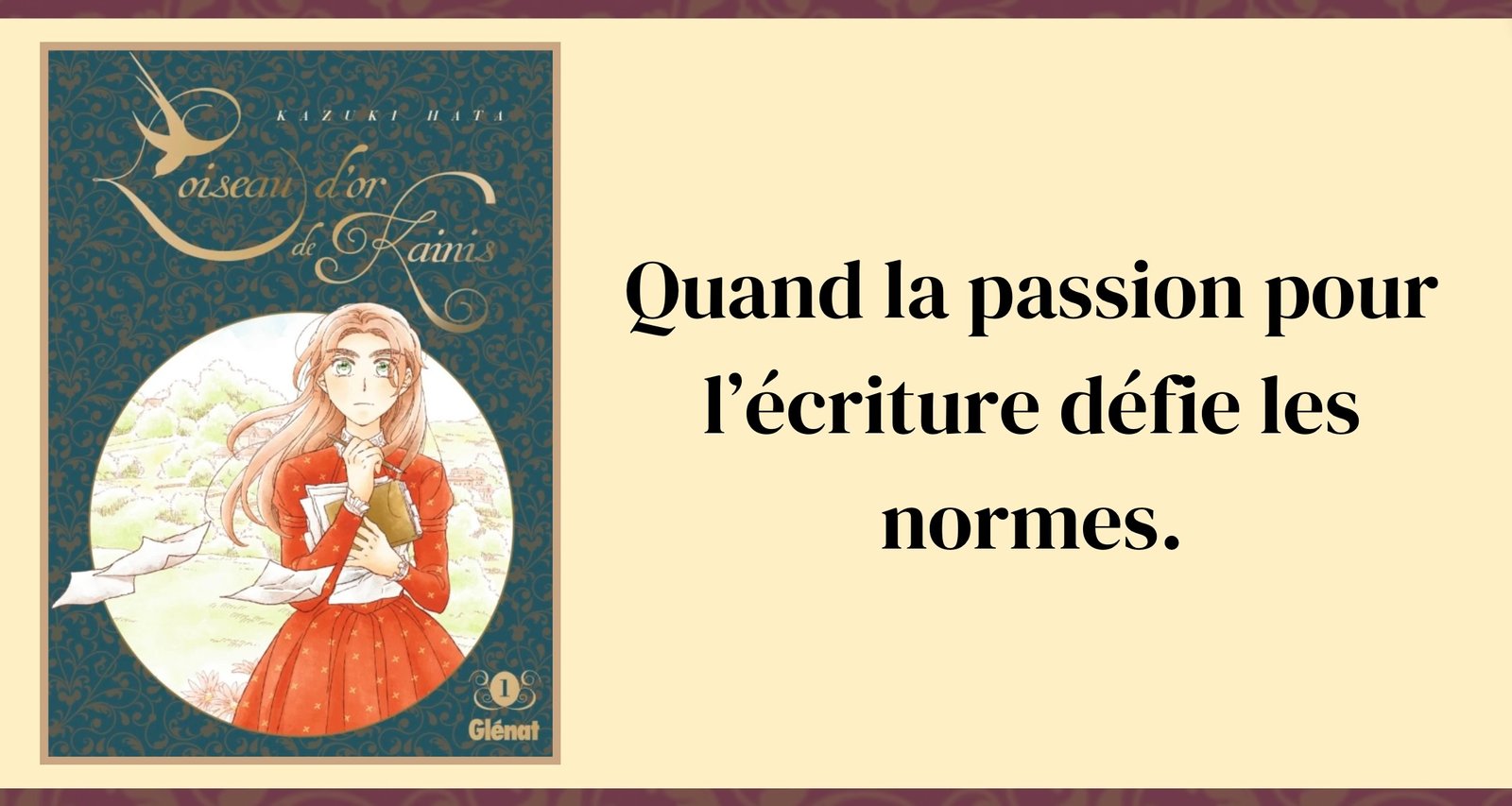 L’oiseau d’or de Kainis : quand une femme veut devenir écrivaine