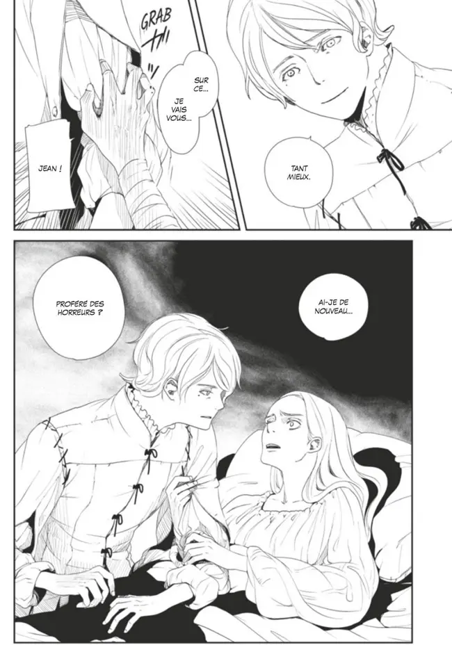 Planche en noir et blanc du tome 1