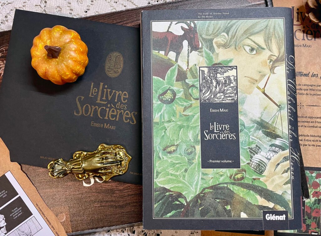 Photo du tome 1 avec le kit press de Glénat.