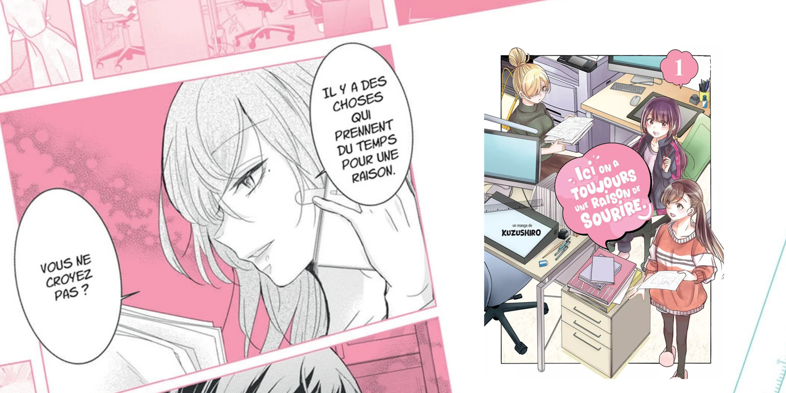 Ici, on a toujours une raison de sourire : un manga qui fait du bien