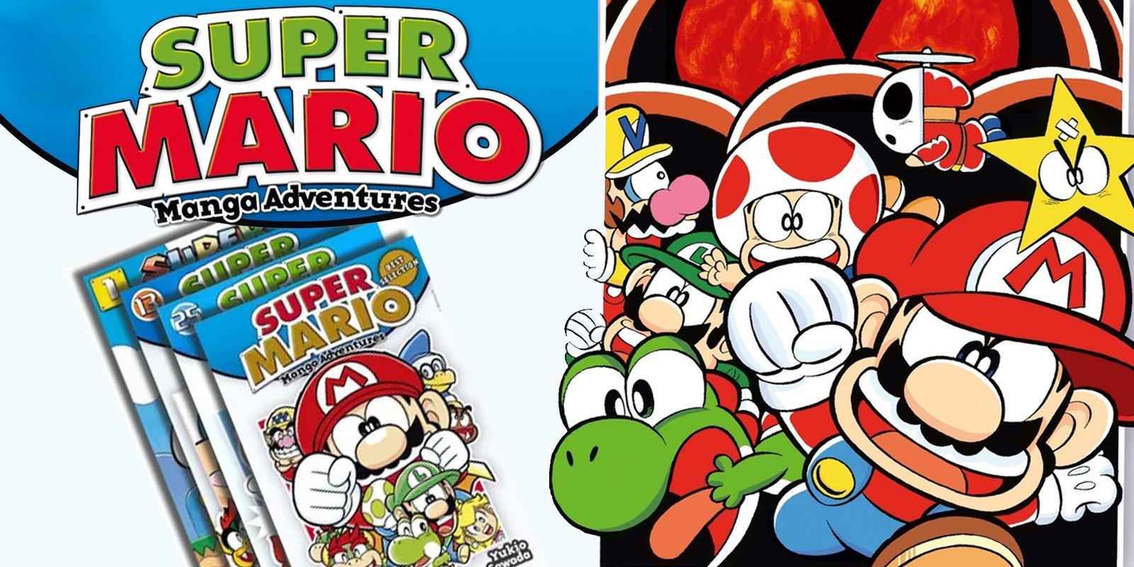 super mario manga adventures bannière
